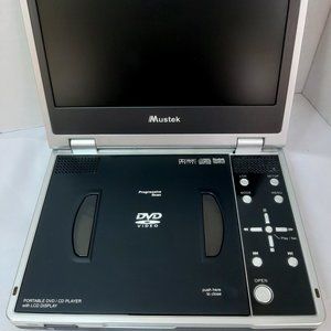 Mustek Portable DVD/CD Player Video w/case/headset